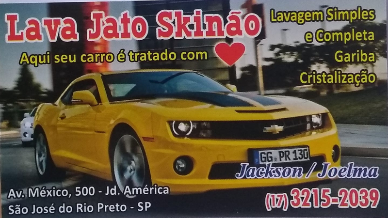 Lava Jato Skinão São José do Rio Preto SP